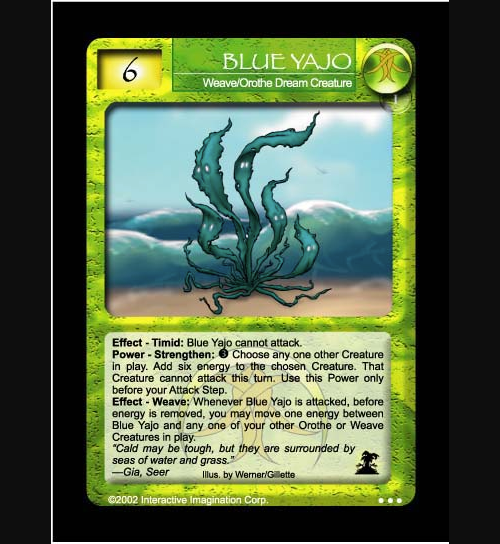 Blue Yajo - Weave - Foil